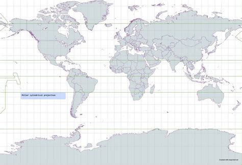 Image result for How Does Cylindrical Map Projection Work