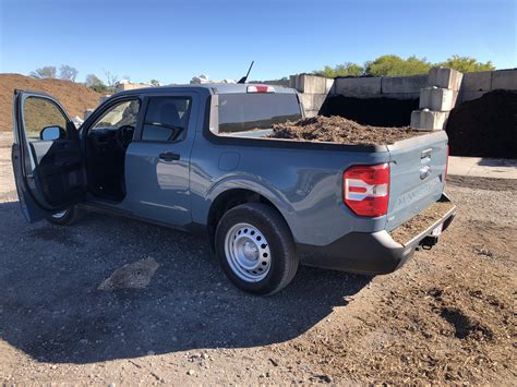 Truck Stuff: 1 cubic yard of mulch : r/FordMaverickTruck