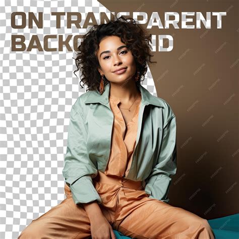 A reluctant adult woman with kinky hair from the hispanic ethnicity ...