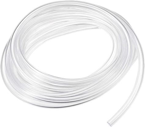 uxcell PVC Hose Tube, 3mm(0.11") ID x 5mm(0.19") OD 3 Meter 9.8ft Clear ...