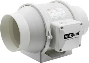 Ardnib 6"150mm Inline Duct Fan/Silent Mix Flow/Circular Inline Fan ...