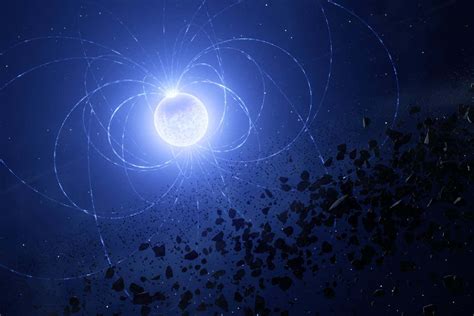 Weird white dwarf star has a metal scar after eating a planet ...