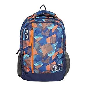 Buy Safari Unisex 3 Compartment Zipper Closure Backpack (Blue_Free Size ...