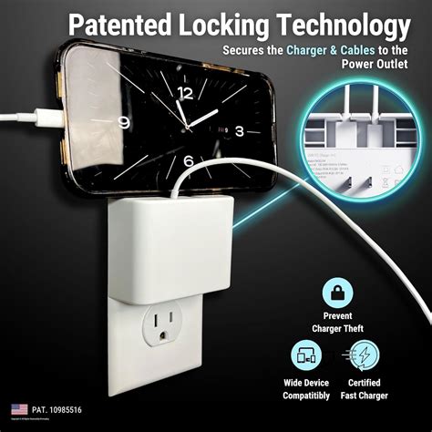 Permaplug Charger Lock: Anti-Theft & Tug-Proof Phone Charger India | Ubuy