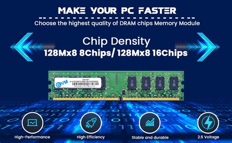 Amazon.in: Buy EVM 2GB DDR2 Desktop RAM 667MHz Long-DIMM Memory - Boost ...