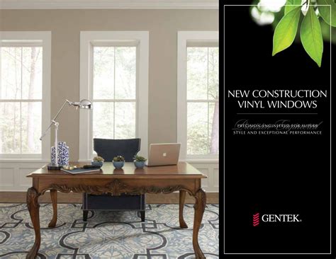 Gentek Building Products, Inc., Catalogs, New Construction Vinyl Window ...