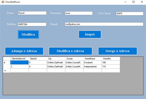 Populate DataGridView C 的图像结果