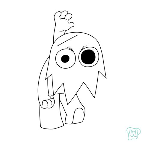 90 Sprunki Kleurplaat - Gratis PDF-download