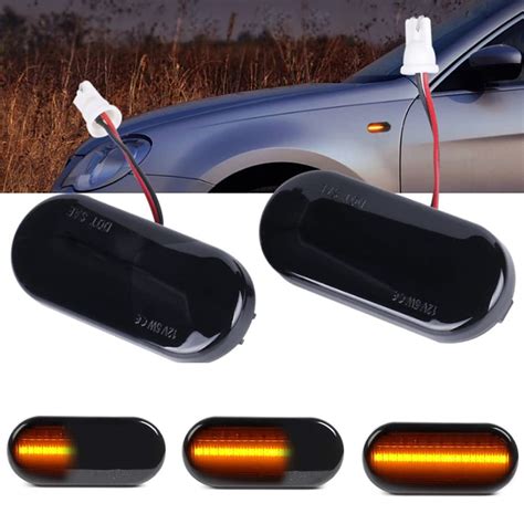 Dynamic Flowing LED Side Marker Turn Signal Light Sequential Blinker ...
