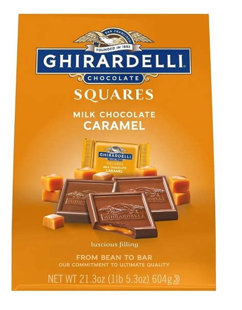 Ghirardelli Milk Chocolate Caramel Squares - Walmart.com
