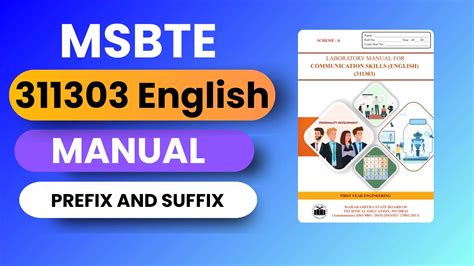 English 311303 Practical No. 3: FORMULATE 20 WORDS USING PREFIX AND ...