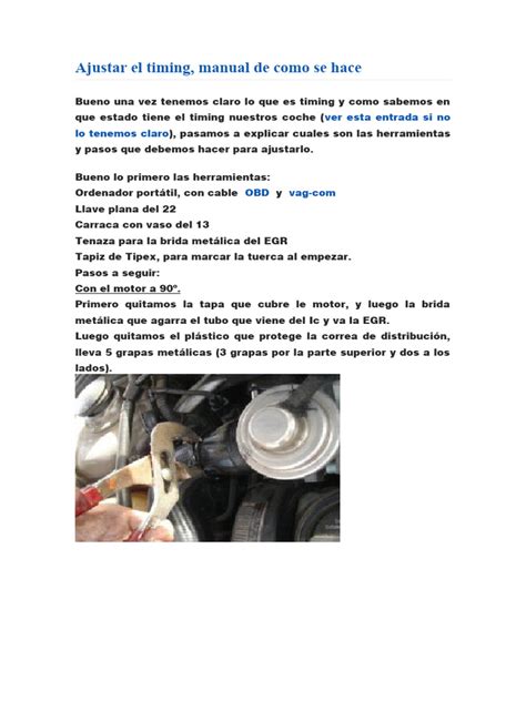 Image result for How to Adjust Timing