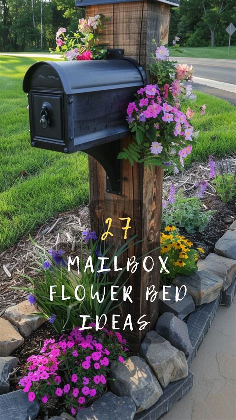 27 Gorgeous Mailbox Flower Bed Ideas To Inspire You in 2025 | Mailbox ...
