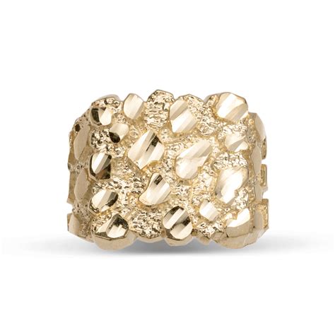 Women Gold Nugget Ring | Real Gold Jewelry | Bayam Jewelry
