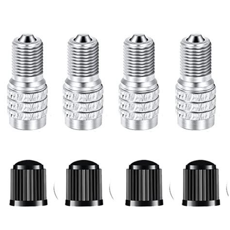 Snapklik.com : 4 Pack Double Seal Valve Stem Caps,Double Seal Inflate/Flow Through Valve Stem ...