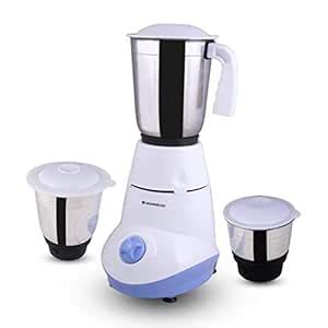 Buy Wonderchef Capri 500W Mixer Grinder | 3 leak-proof stainless steel ...