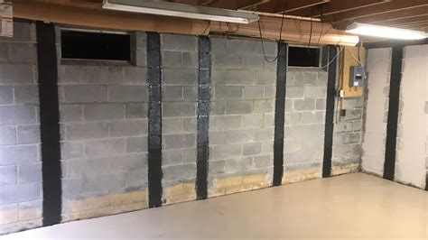 Block Wall Bowing Repair Foundation And Basement Wall Repair
