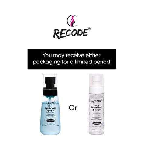 Recode Hydrating Moisturizer for Glowing Skin SPF 25 Lotion Spray (100 ML)