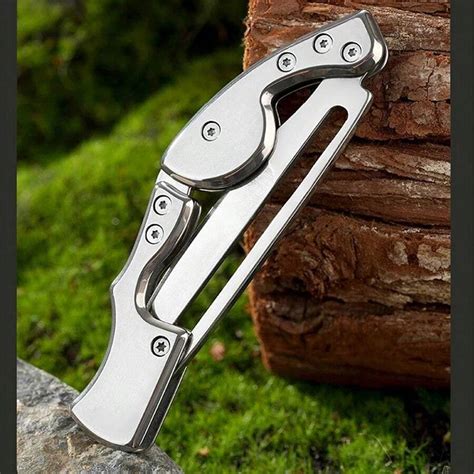 Outdoor Folding Knife Mini Mechanical Folding Knife Keychain Carrying ...