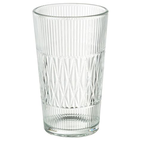 SMÄLLSPIREA vase, clear glass/patterned, 22 cm (8 ¾") - IKEA