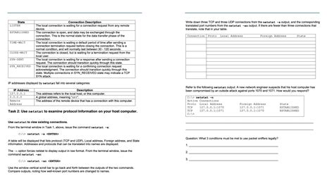 Image result for Explain Netstat Output