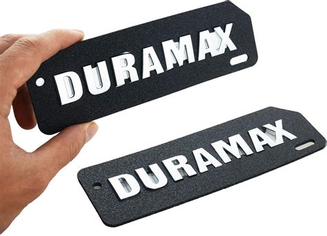 Buy 2x Small Duramax Letter Emblems 3D Stickers Nameplate Replacement ...