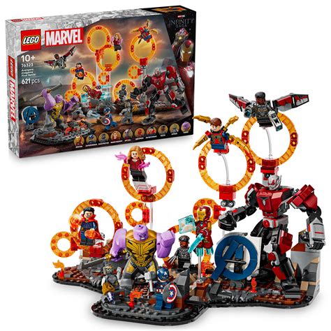 New LEGO Marvel 2025: the set 76323 Avengers Endgame Final Battle is ...