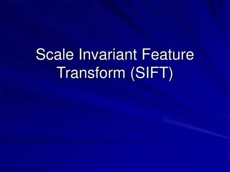 Image result for Scale-Invariant Feature Transform