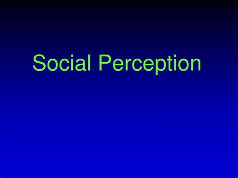 Social Perception Example 的图像结果