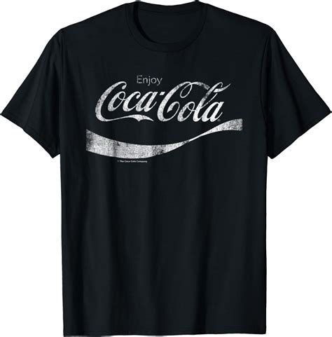 Coca-Cola Vintage White Enjoy Logo Graphic T-Shirt India | Ubuy