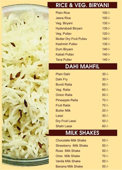 Menu at Atithi Restaurant & Dining Hall, Udaipur, 478/25