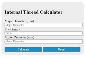 Image result for Thread Calculator