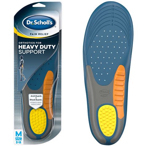 Dr. Scholl's Heavy Duty Support Orthopedic Insoles for Men, Shoe Insert ...