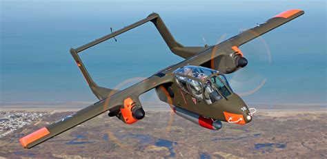 The North American Rockwell OV-10 Bronco is a turboprop light attack ...