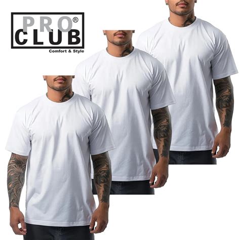 Pro Club Shirts Heavyweight Men's Proclub Short Sleeve T-Shirt heavy ...