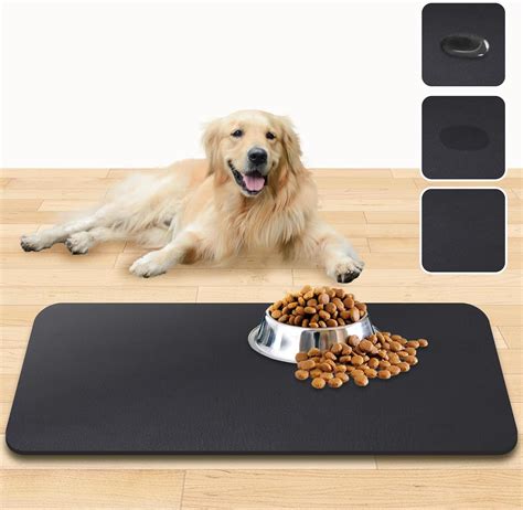Amazon.com: WEKEY Dog Food Mat -Absorbent Dog Bowl Mat,Hide Stain Quick ...
