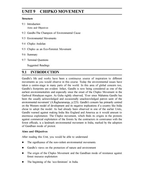 Chipko movement assignment will give u zist - Development Process and ...