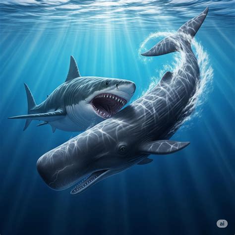 Ocean Titans: Megalodon Vs Livyatan Melvillei - Etsy