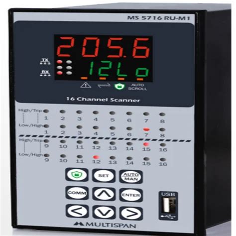 Temperature Controller - Multispan Ms-5716 Ru,Temperature Scanner ...