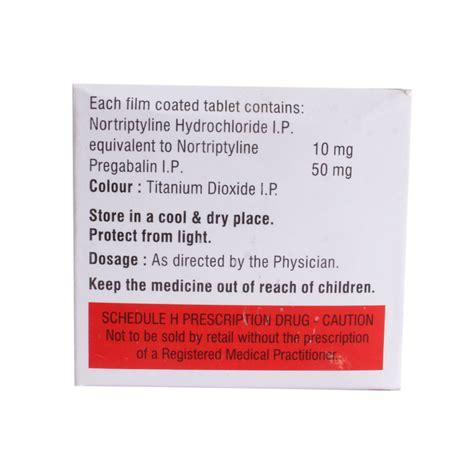 Nortipan 50mg Tablet 10s Price, Uses, Side Effects, Composition ...