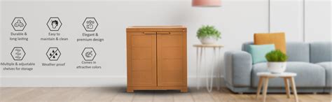 Cello Novelty Compact Plastic Cabinet with Dustproof Doors| 3 Year ...