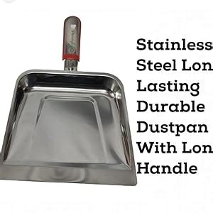 Amazon Choice S.D.R.K Dustpan| Dustpan with Long Handle| Dust Pan Steel ...