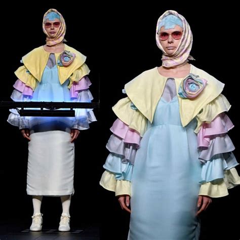 The magic of UV-reactive clothing transformations was showcased at ...