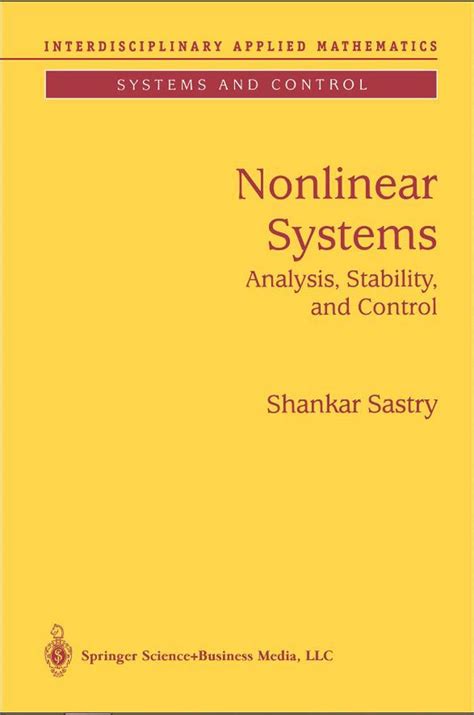 Buy Nonlinear Systems: Analysis, Stability, and Control: 10 ...