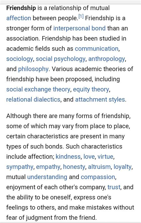 [Expert Answer] article on friendship - Brainly.in