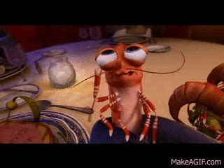 The shrimp from shark tale on Make a GIF