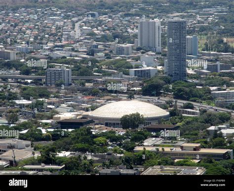 Landmark sporting arena the Stan Sheriff Center, Highway, Manoa and ...