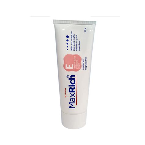 Glenmark MaxRich® E Paraffin Blend Emollient Cream 100g
