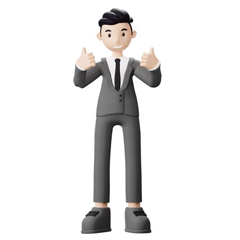 Business Man Give Thumbs Up 12995868 PNG