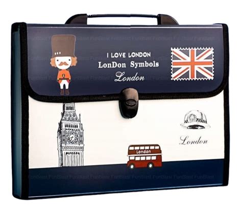FunBlast File Folder with Handle and Push Lock – Office Documents File ...
